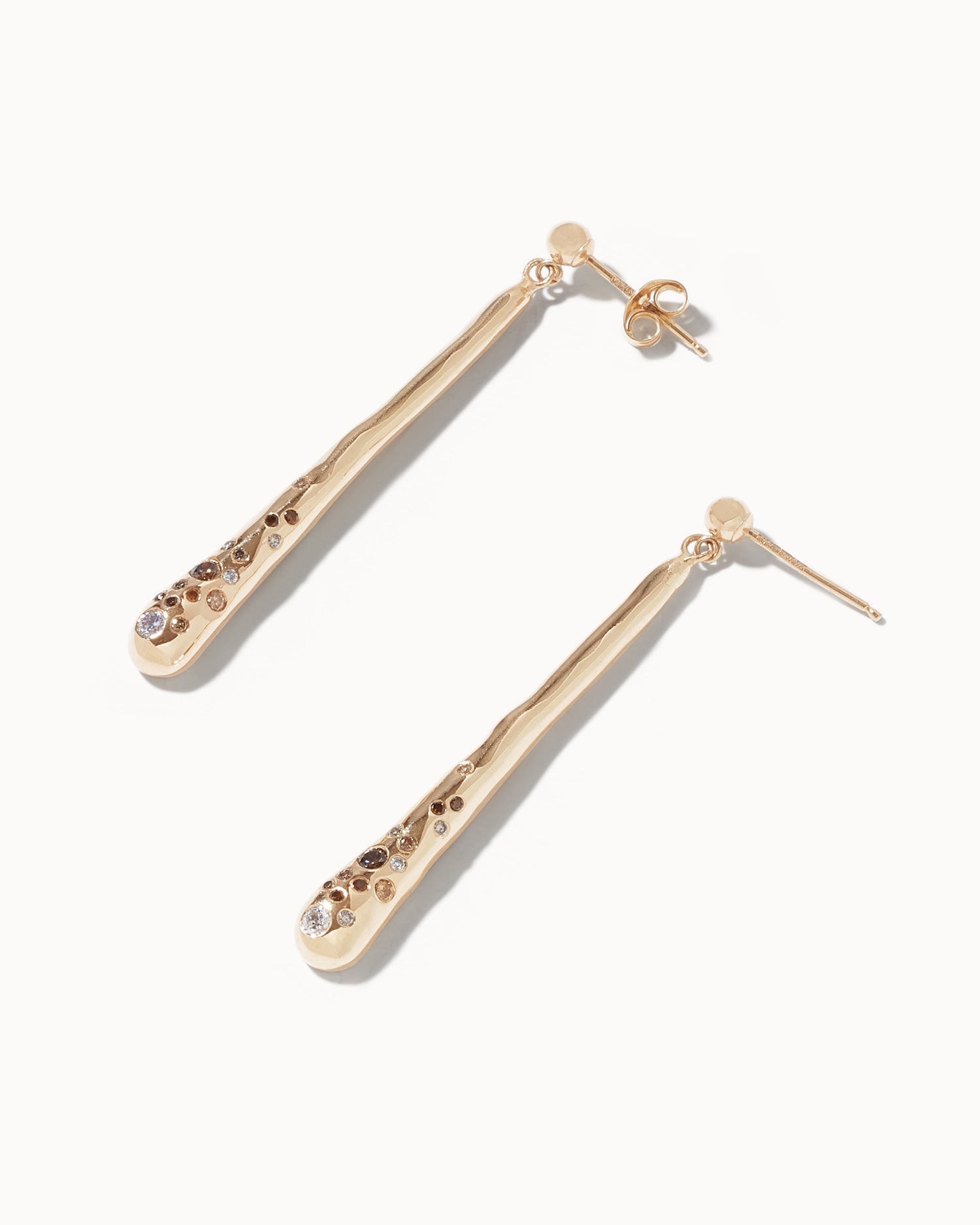 Celestial Diamond Drop Earrings