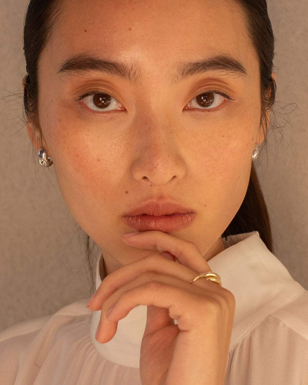 Celestial Diamond Huggie Hoop Earrings