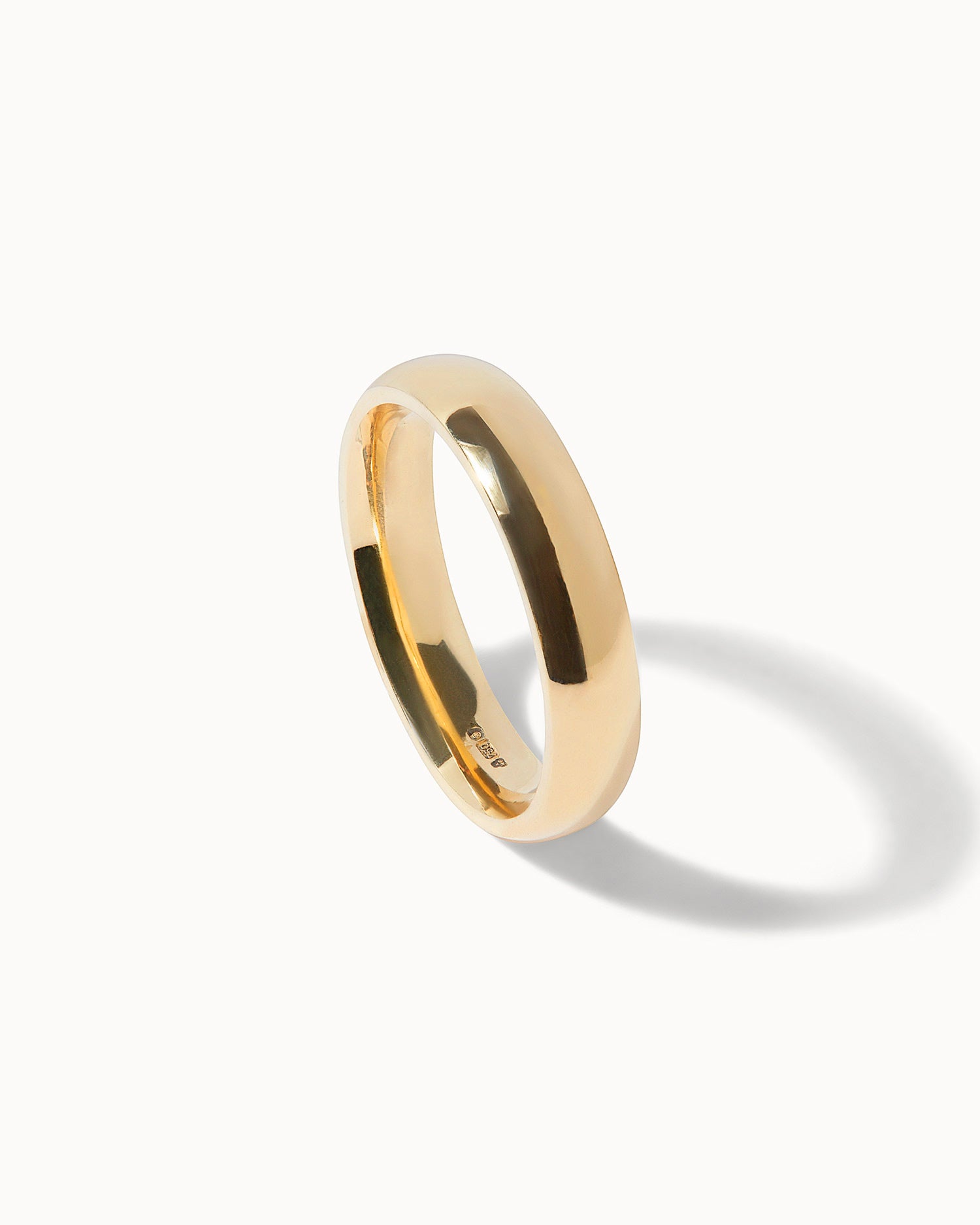 18ct Yellow Gold Classic Ring - 4mm Band
