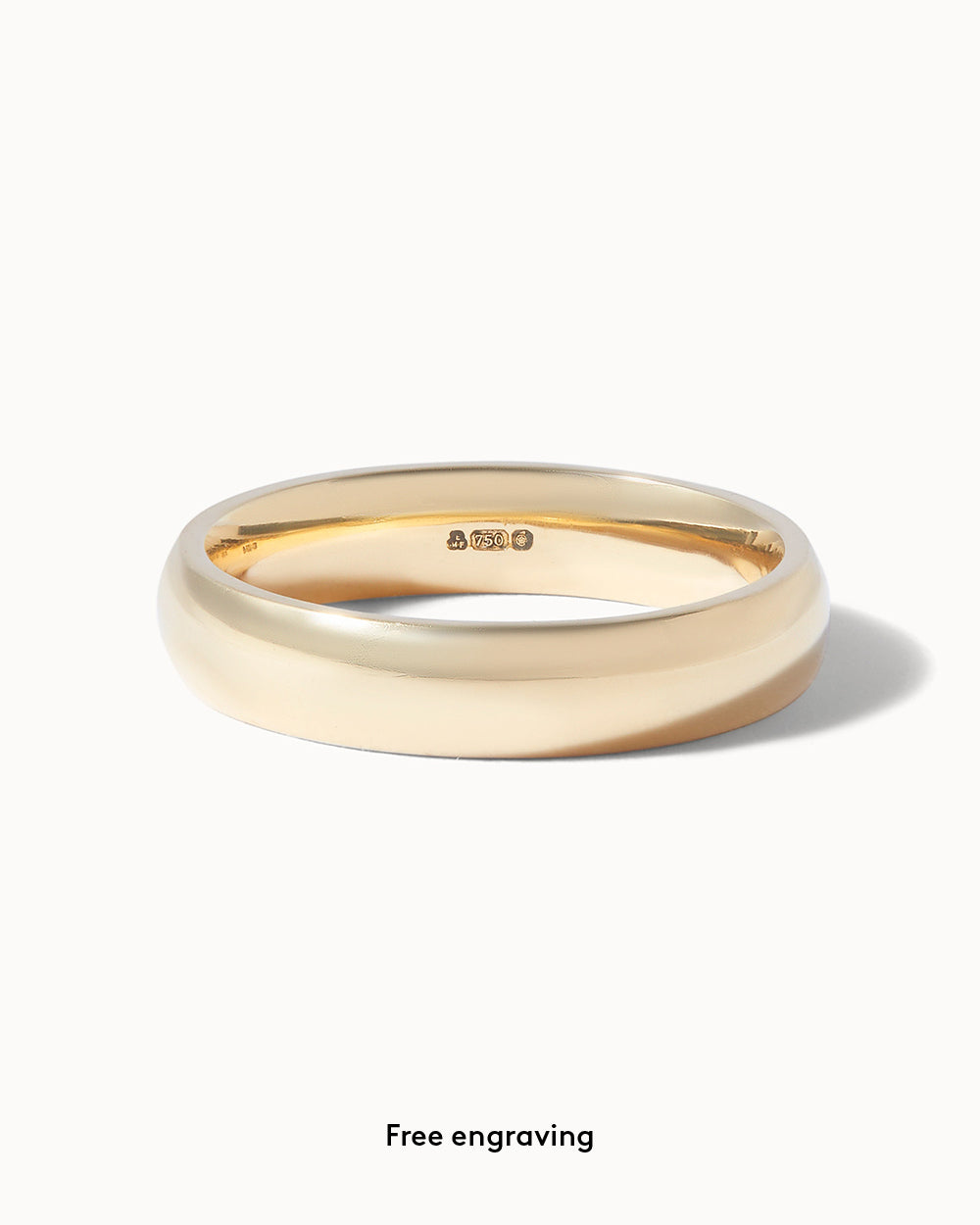 9ct Yellow Gold Classic Ring - 4mm Band