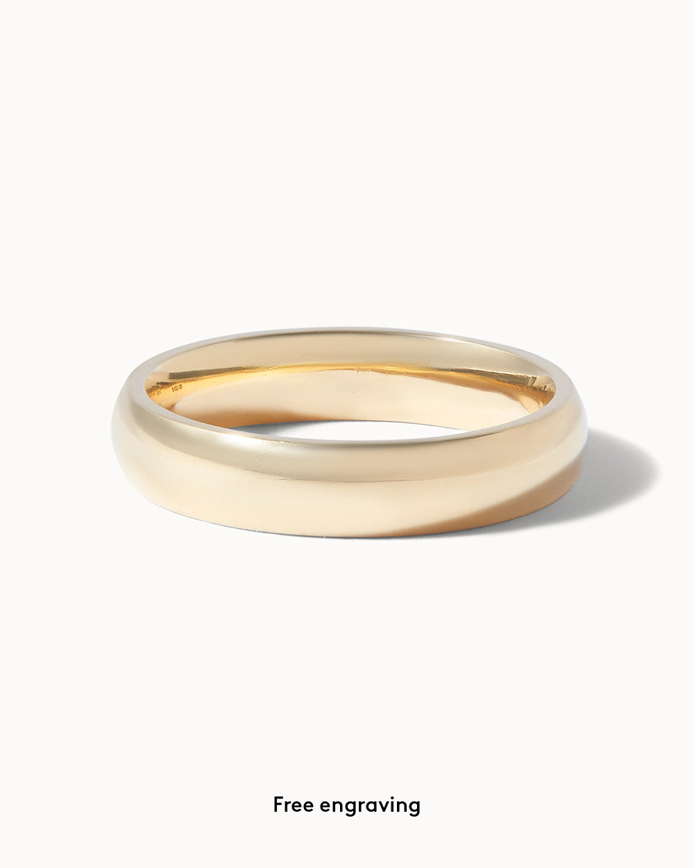 9ct Yellow Gold Classic Ring - 4mm Band