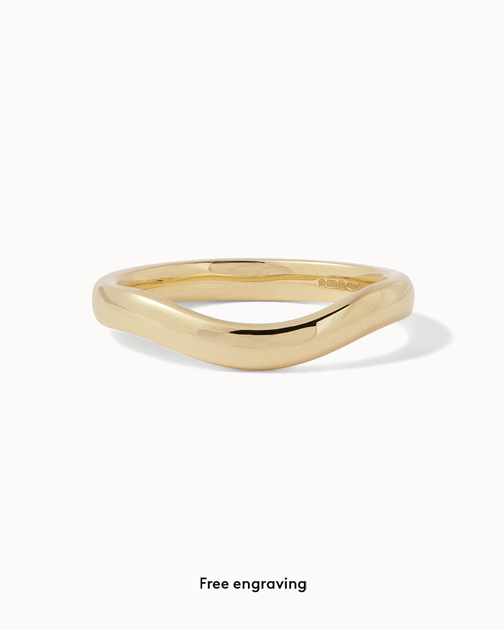 9ct Yellow Gold Contour Ring