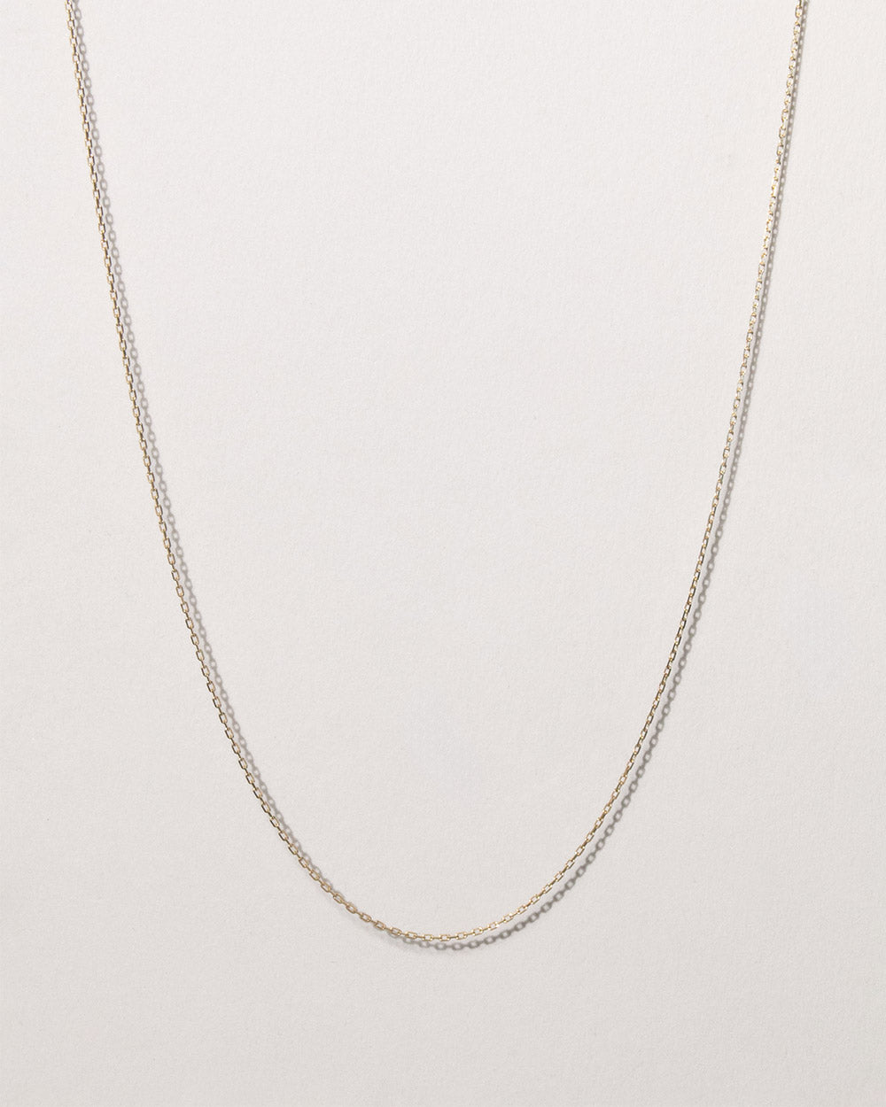 Solid Gold Fine Trace Chain Necklace