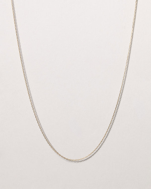 Solid Gold Fine Trace Chain Necklace