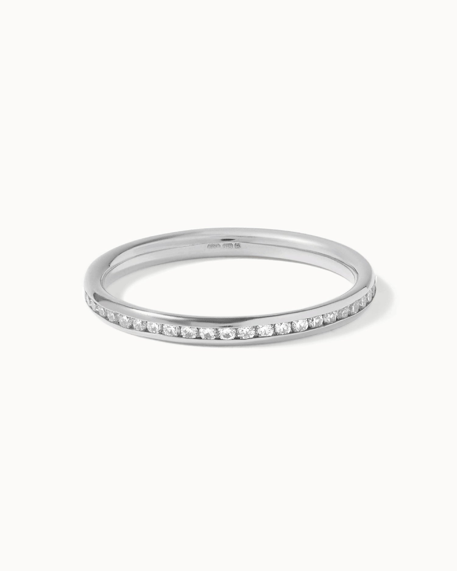 Platinum Diamond Eternity Court Ring