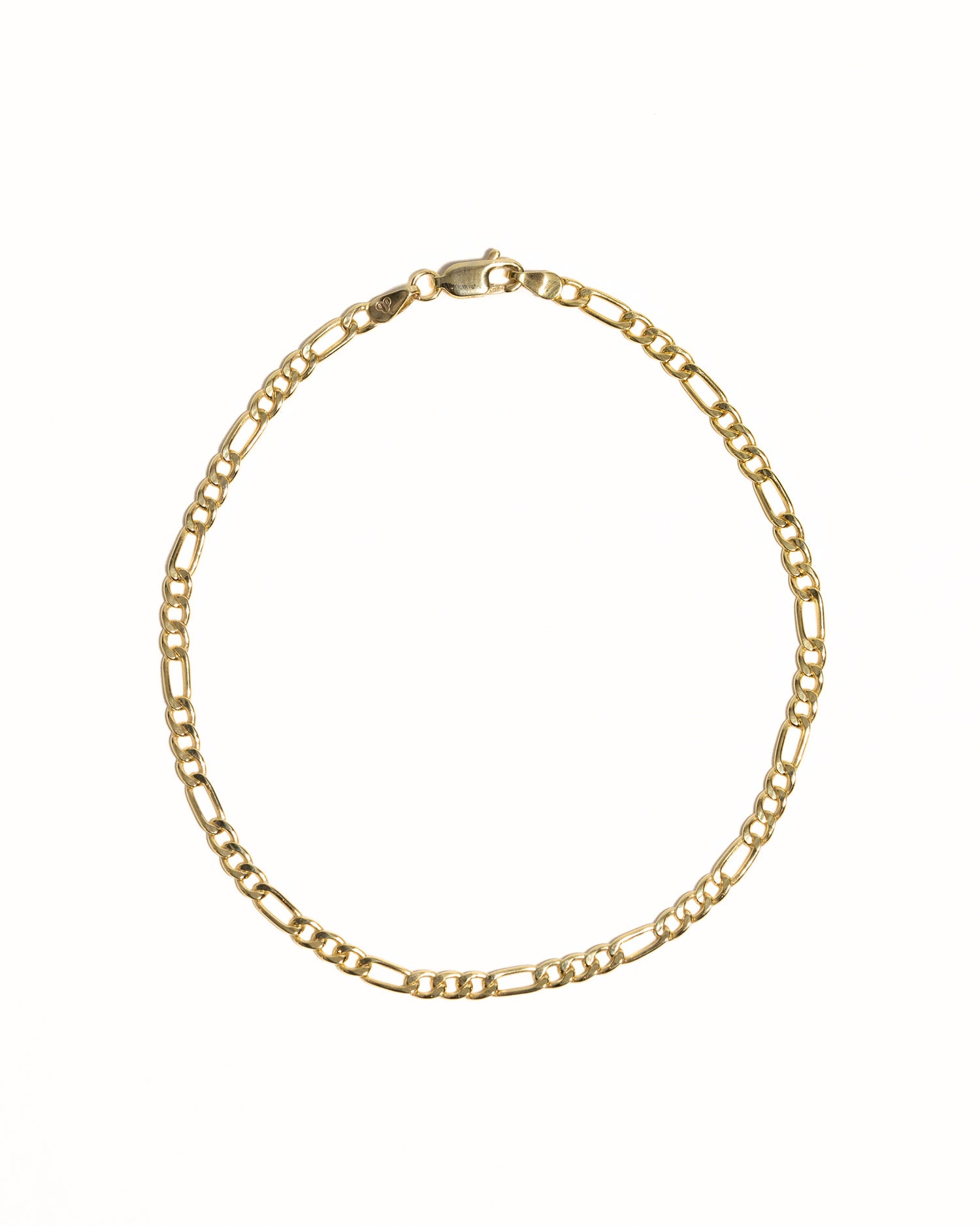 Flat Figaro Chain Anklet