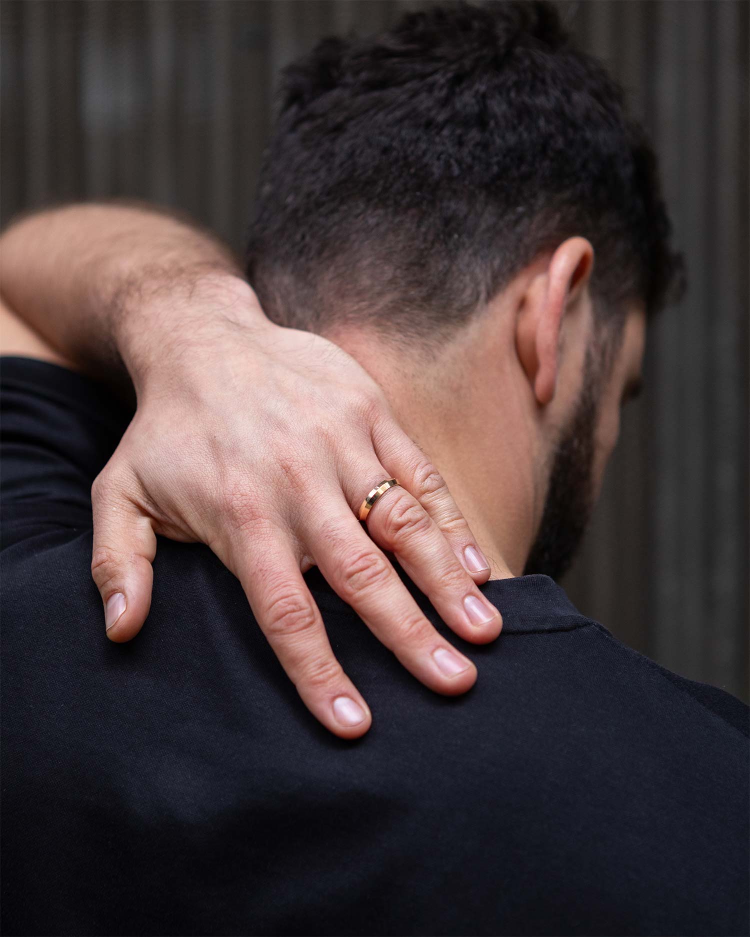 Solid Gold Fine Edge Ring - 4mm Band