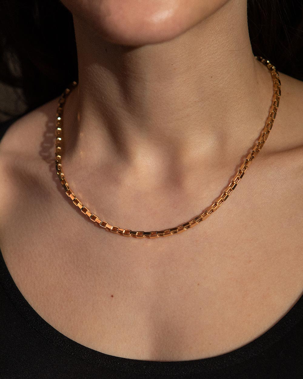 Heavy Box Chain Necklace