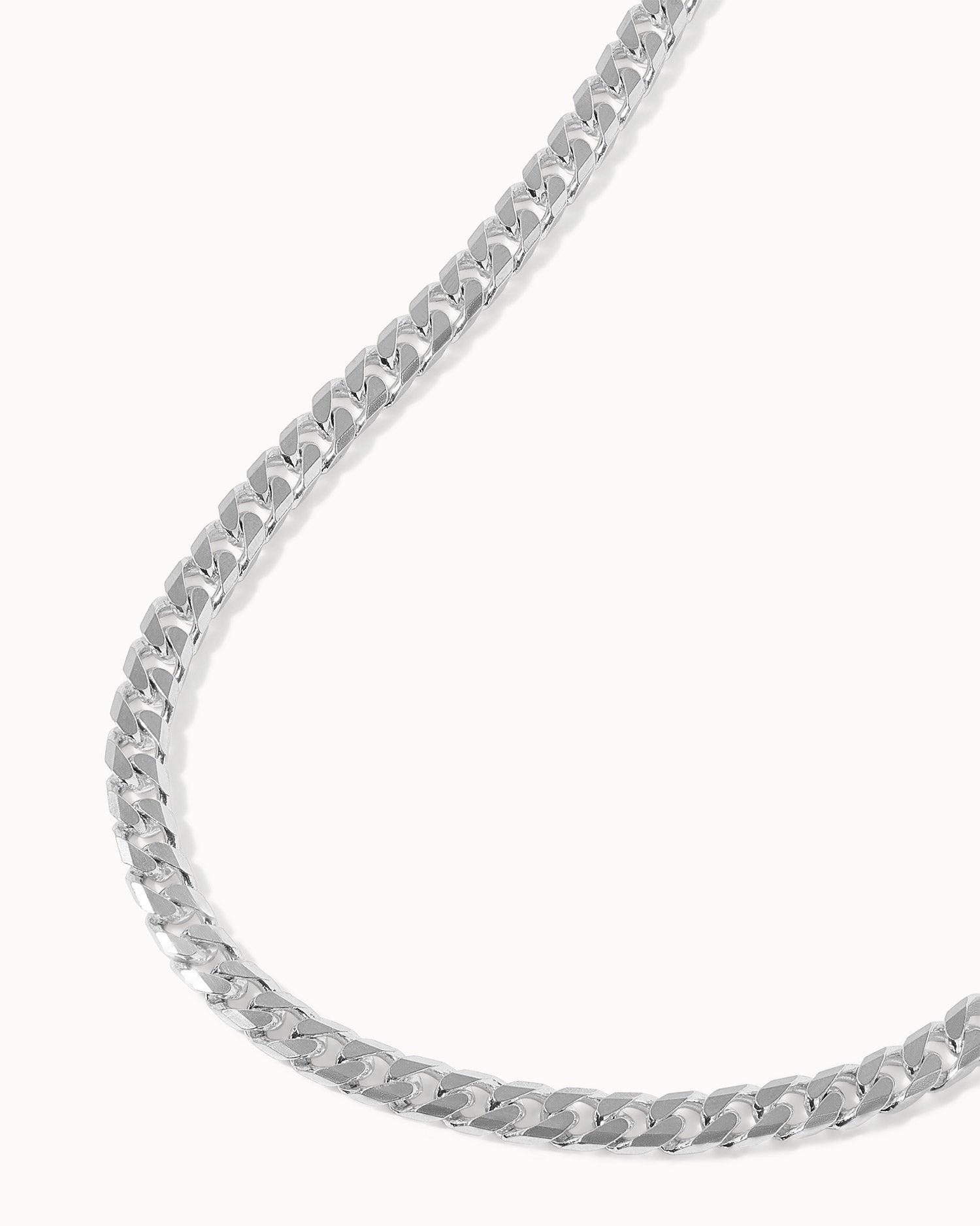 Heavy Curb Chain Necklace