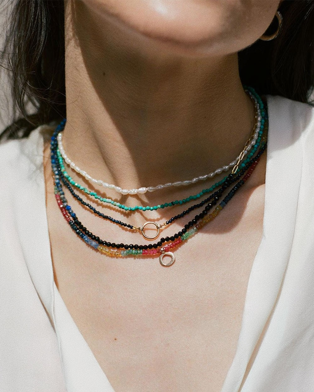 Hydra Turquoise Beaded Necklace