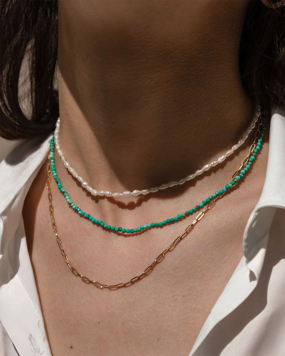 Hydra Turquoise Beaded Necklace