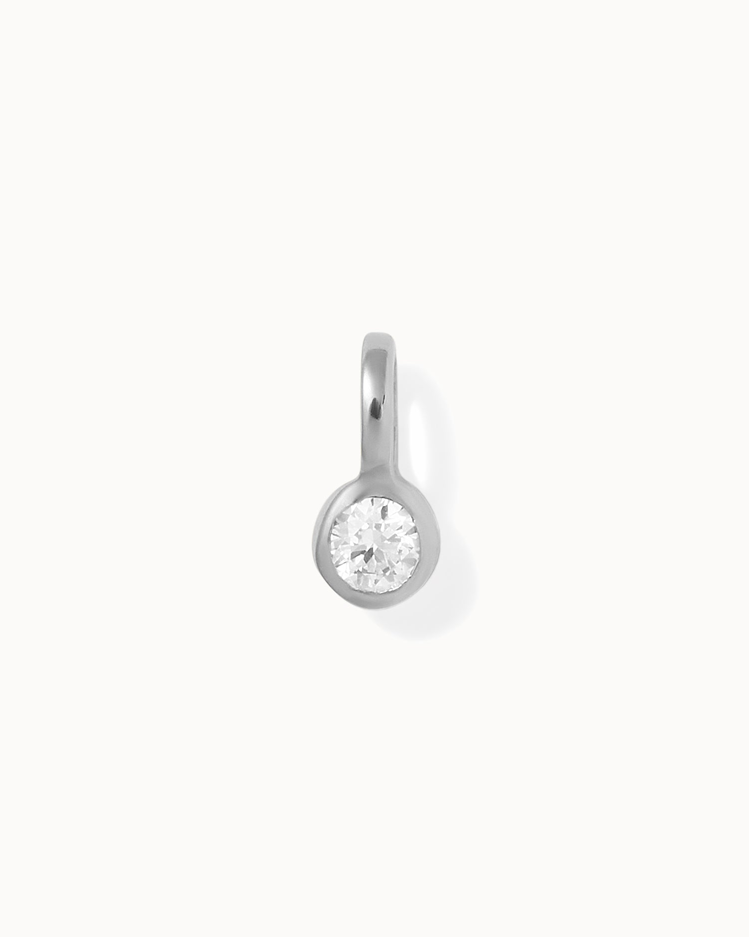 Lab Grown Diamond Bezel Charm