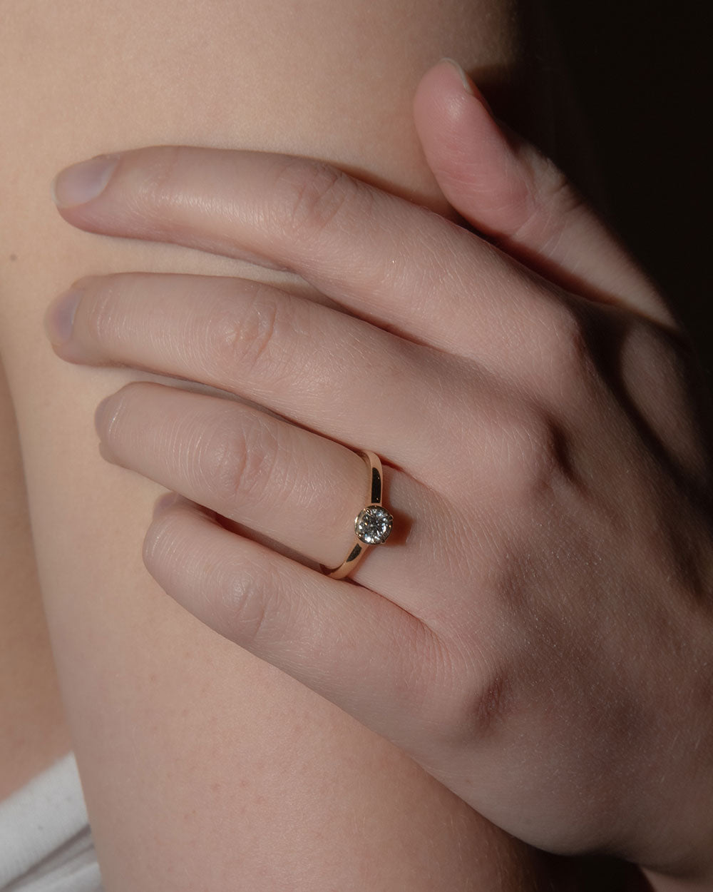 0.5ct Lab Grown Diamond Halo Ring