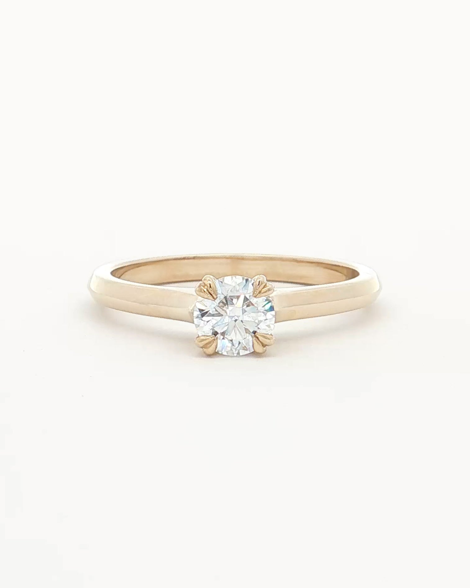 0.5ct Lab Grown Diamond Knife Edge Ring