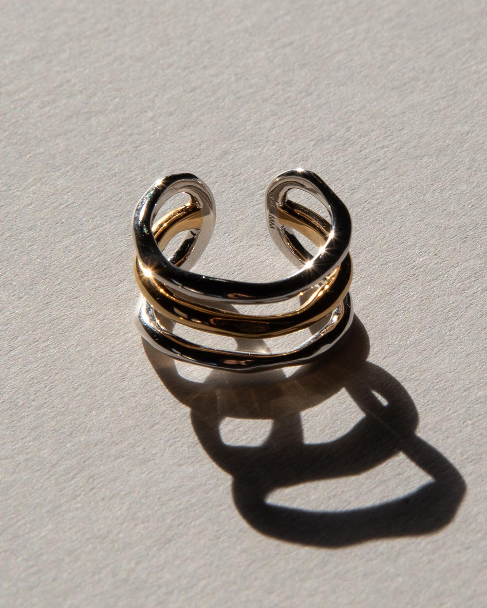 Lava Adjustable Stripe Ring