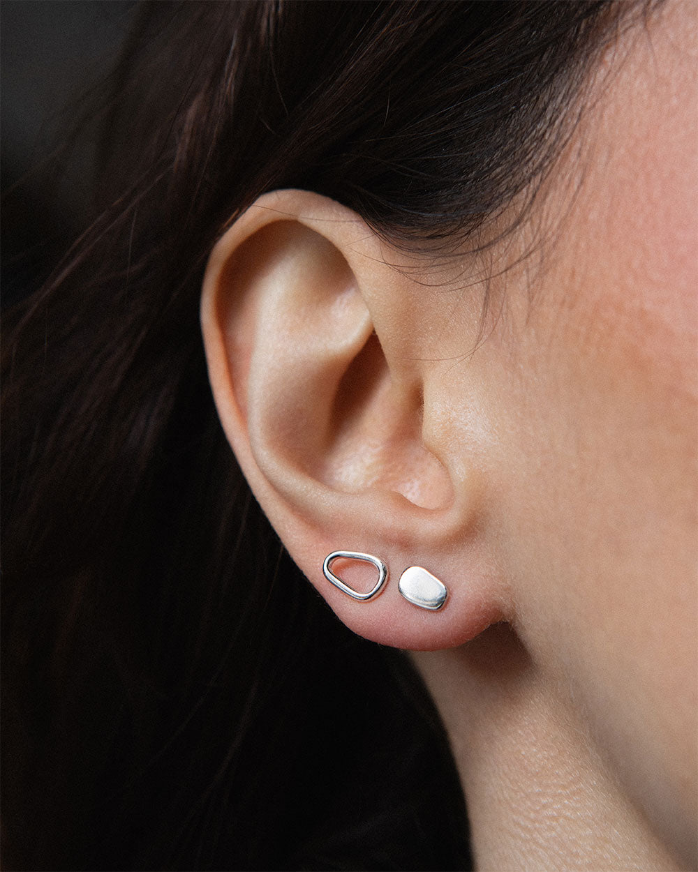 Lava Puddle Single Stud Earring