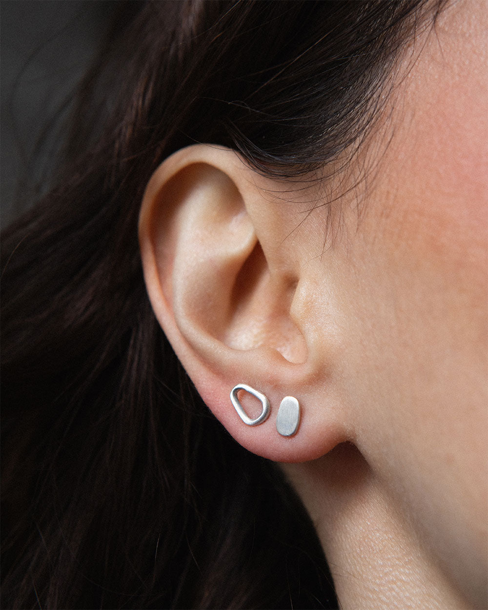 Lava Puddle Single Stud Earring