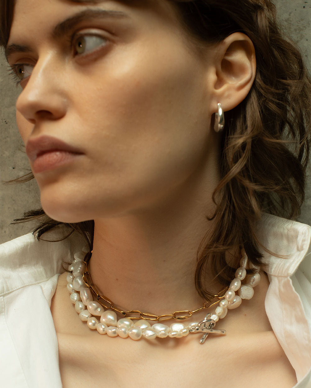 MM Studio Link Light Chain Necklace