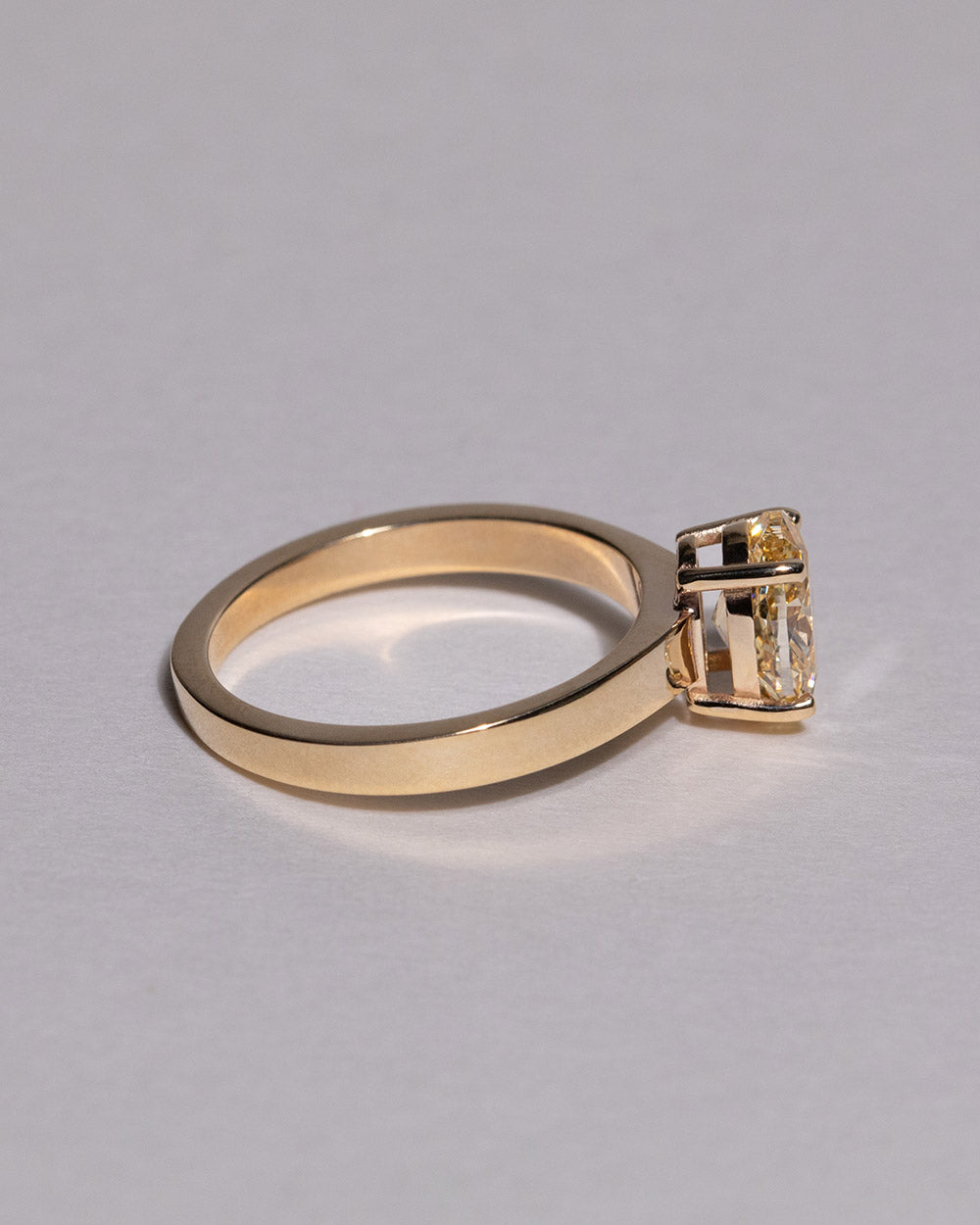 Mallory 1.59ct Lab Grown Yellow Diamond Ring