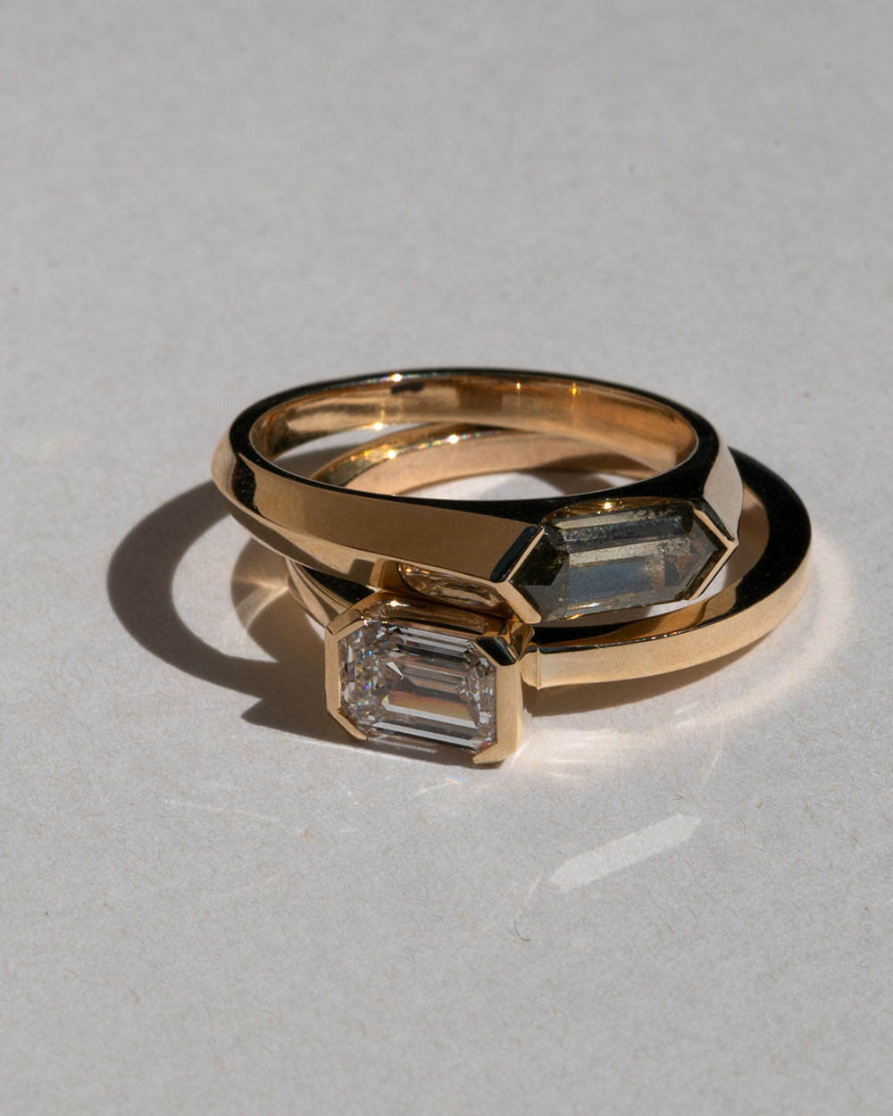 Sydney 0.86ct Salt & Pepper Diamond Ring