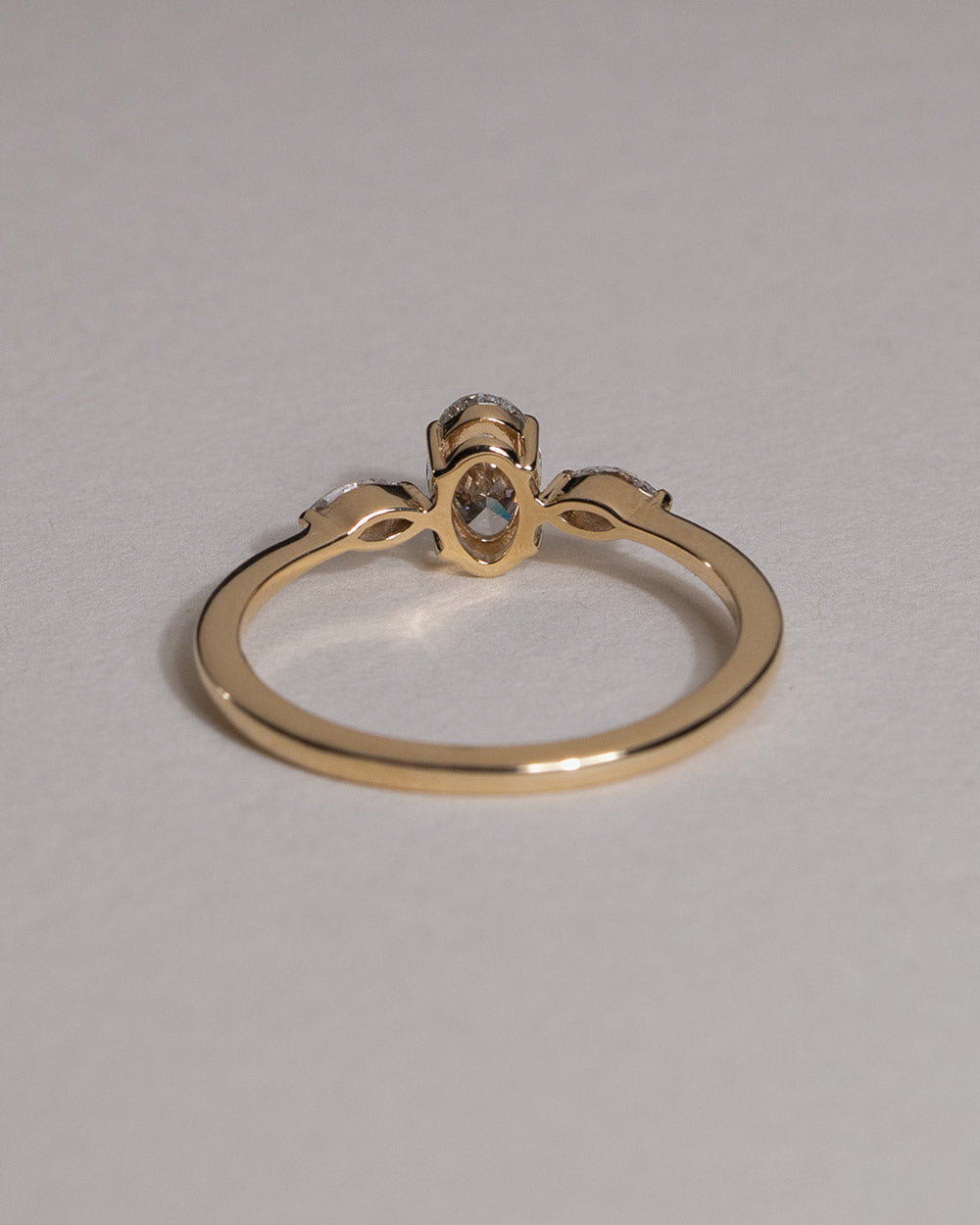 Oval and Marquise Diamond Trilogy Ring