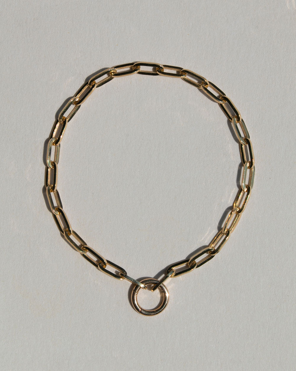 Paper Chain Charm Bracelet