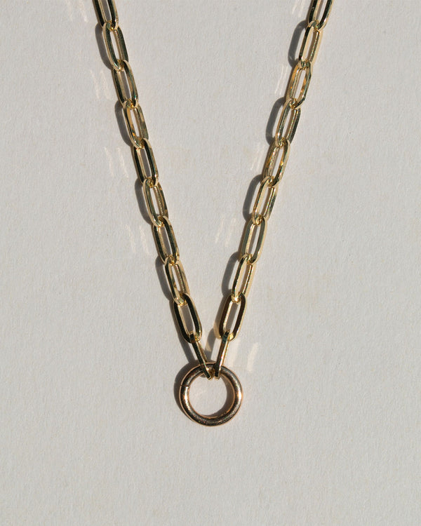 Paper Chain Charm Necklace