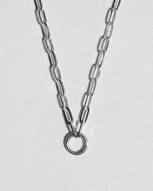 Paper Chain Charm Necklace
