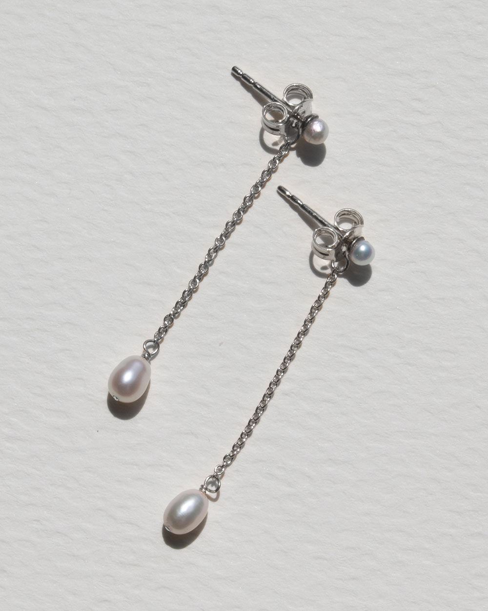 Drop Pearl Earrings