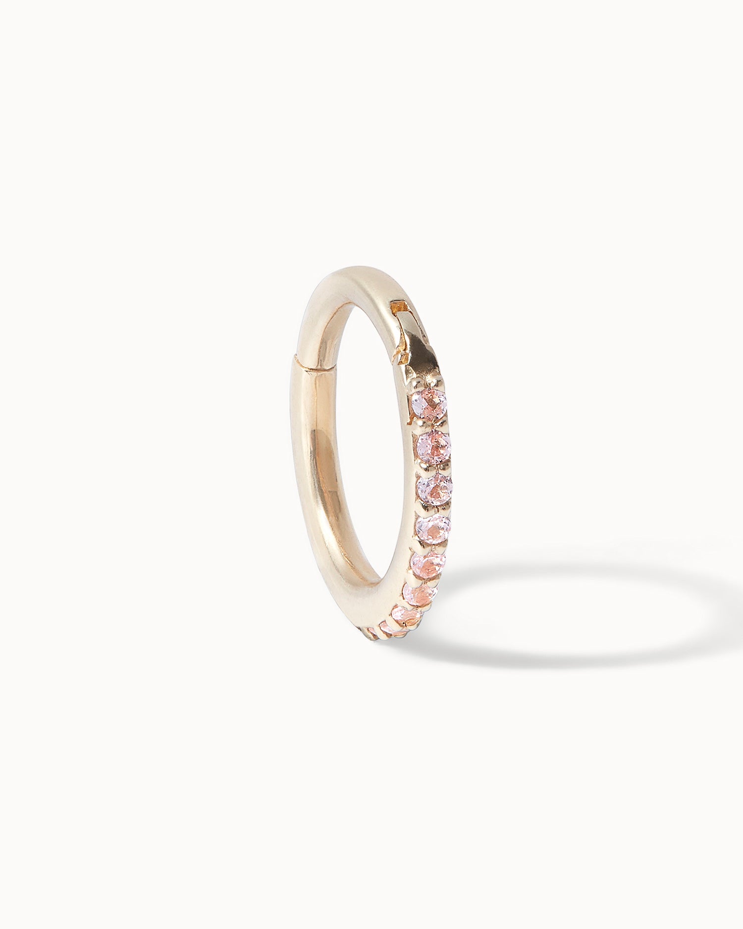 Piercing - 8mm Pink Sapphire Eternity Hoop