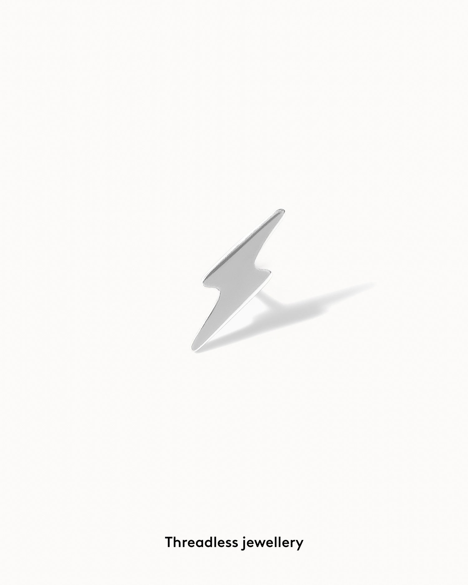 Lightning Bolt Flat Back Stud