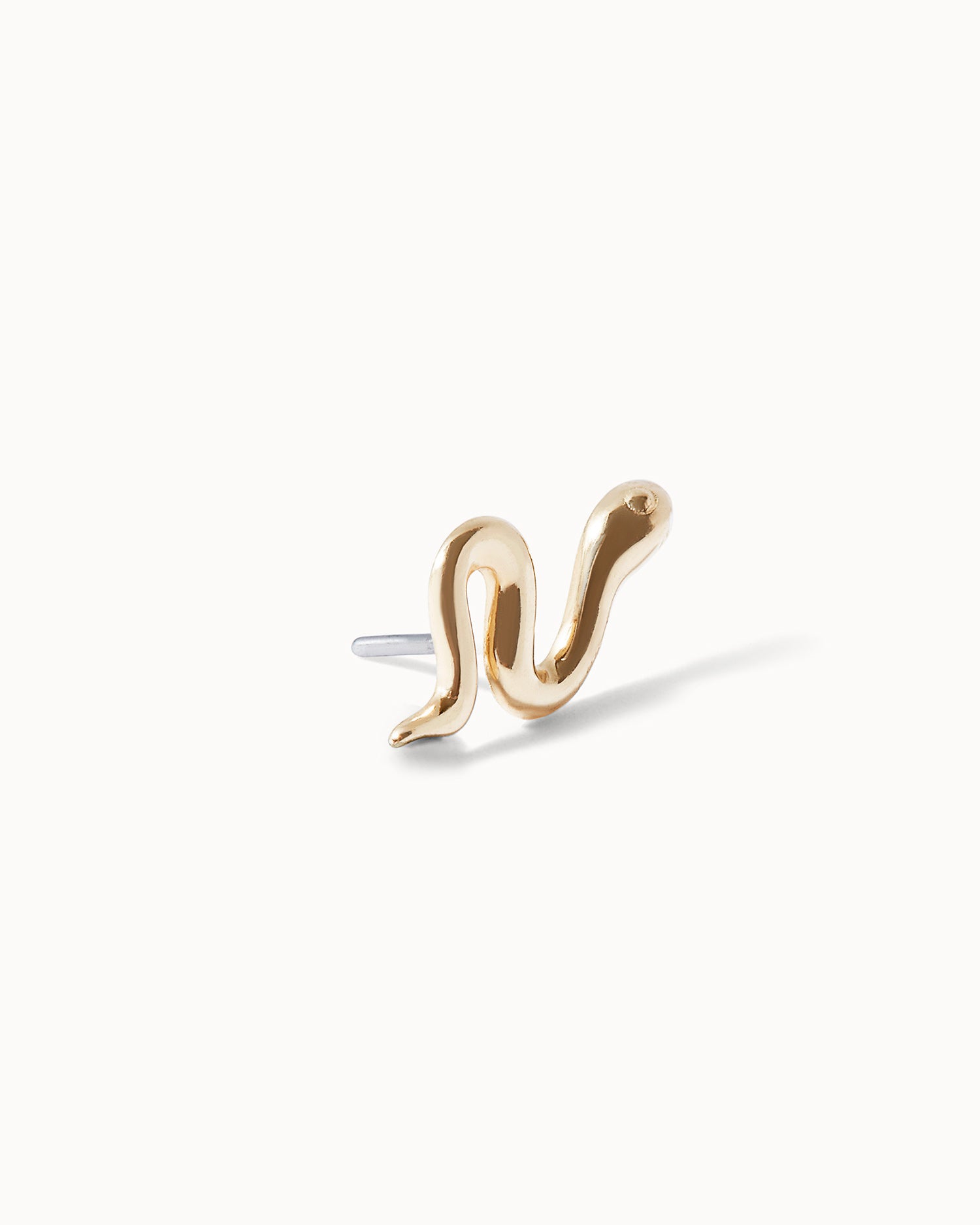 Serpent Flat Back Stud