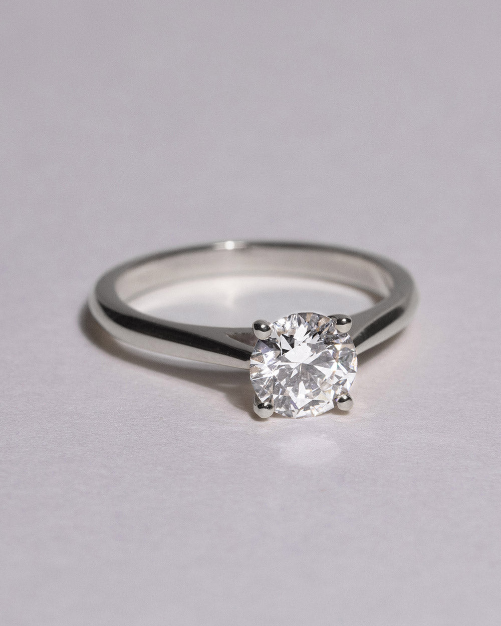 Platinum Astar 1ct Lab Grown Diamond Ring