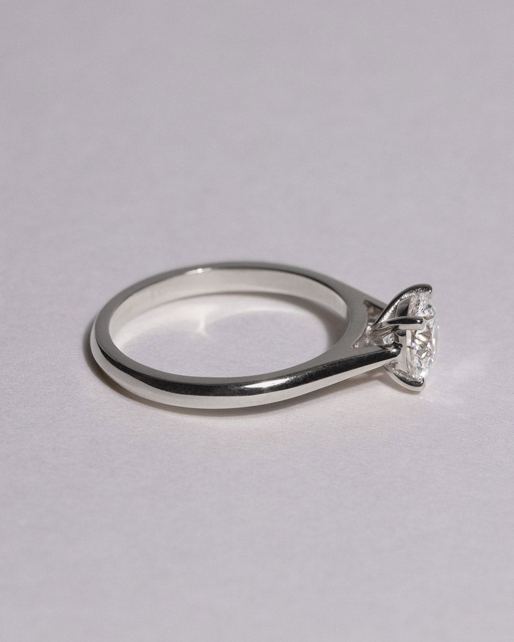 Platinum Astar 1ct Lab Grown Diamond Ring