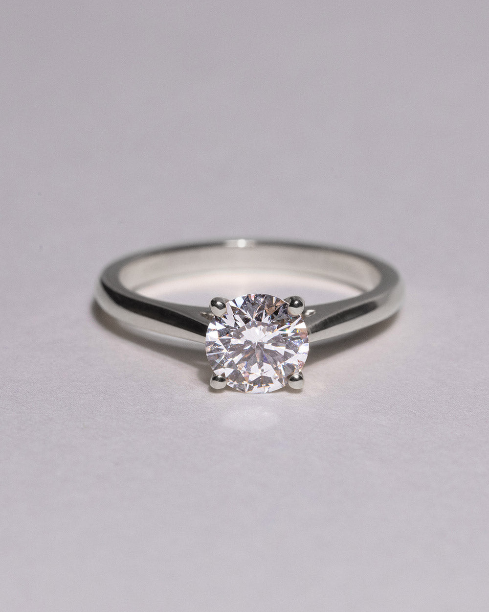 Platinum Astar 1ct Lab Grown Diamond Ring