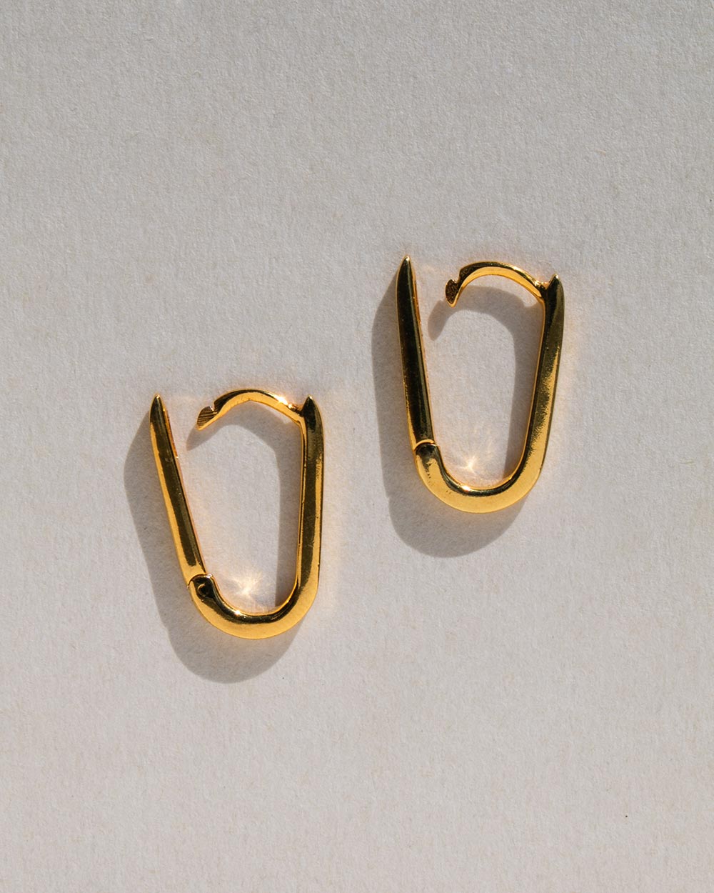 Oval Hoop Earrings