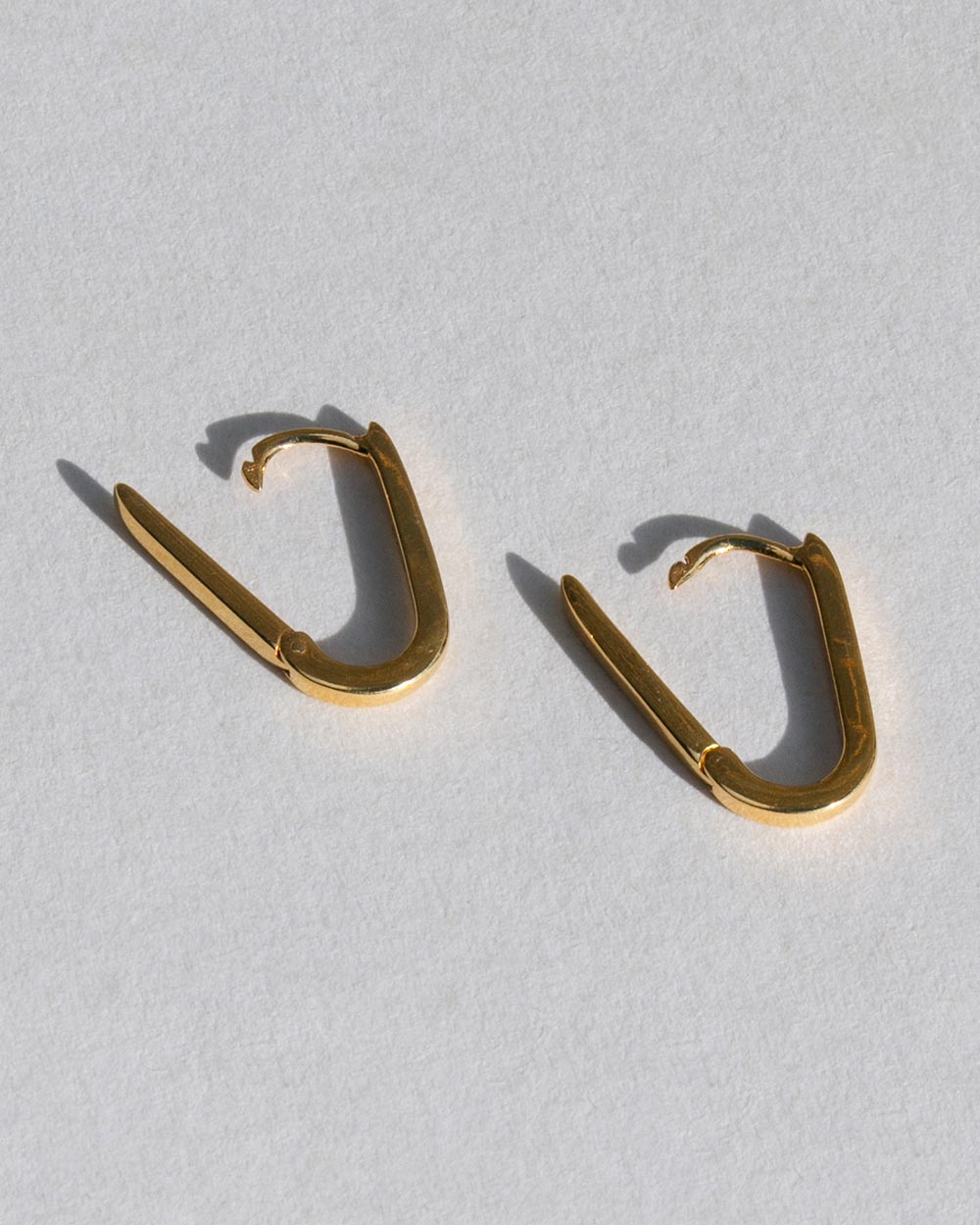 Oval Hoop Earrings