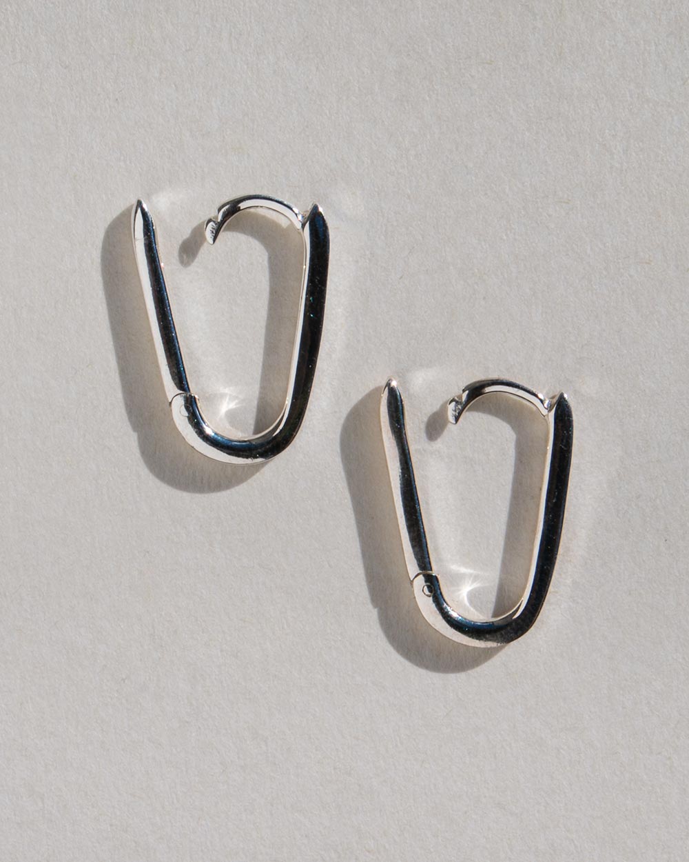 Oval Hoop Earrings