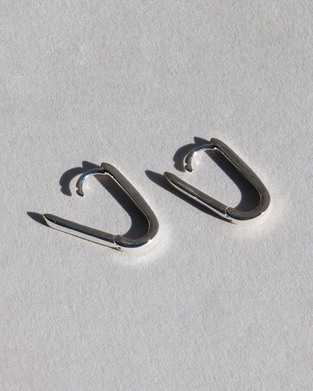 Oval Hoop Earrings