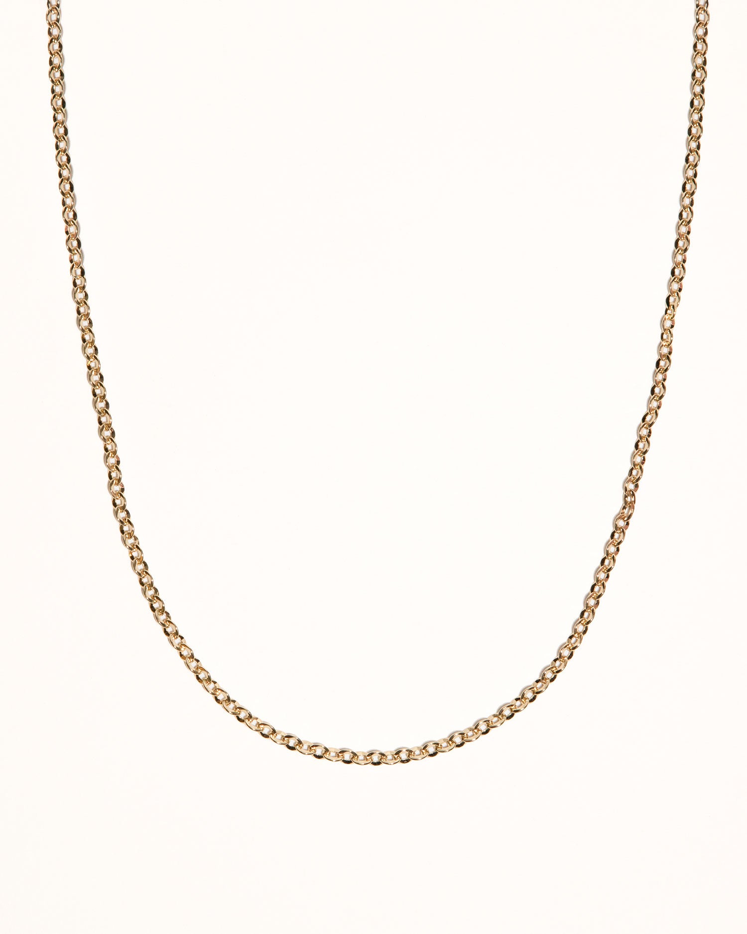 Diamond Cut Trace Chain Necklace