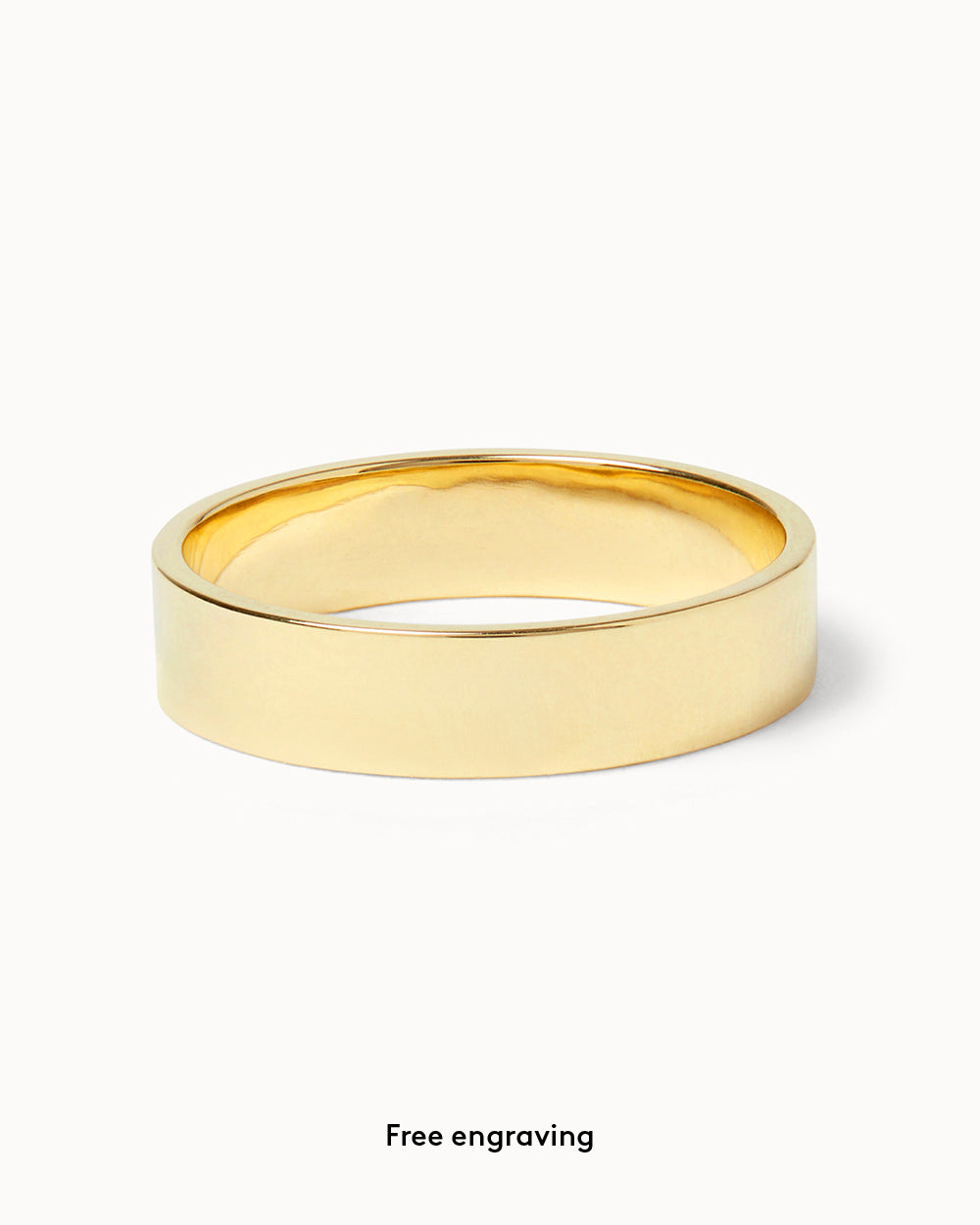 18ct Yellow Gold Signature Band Ring