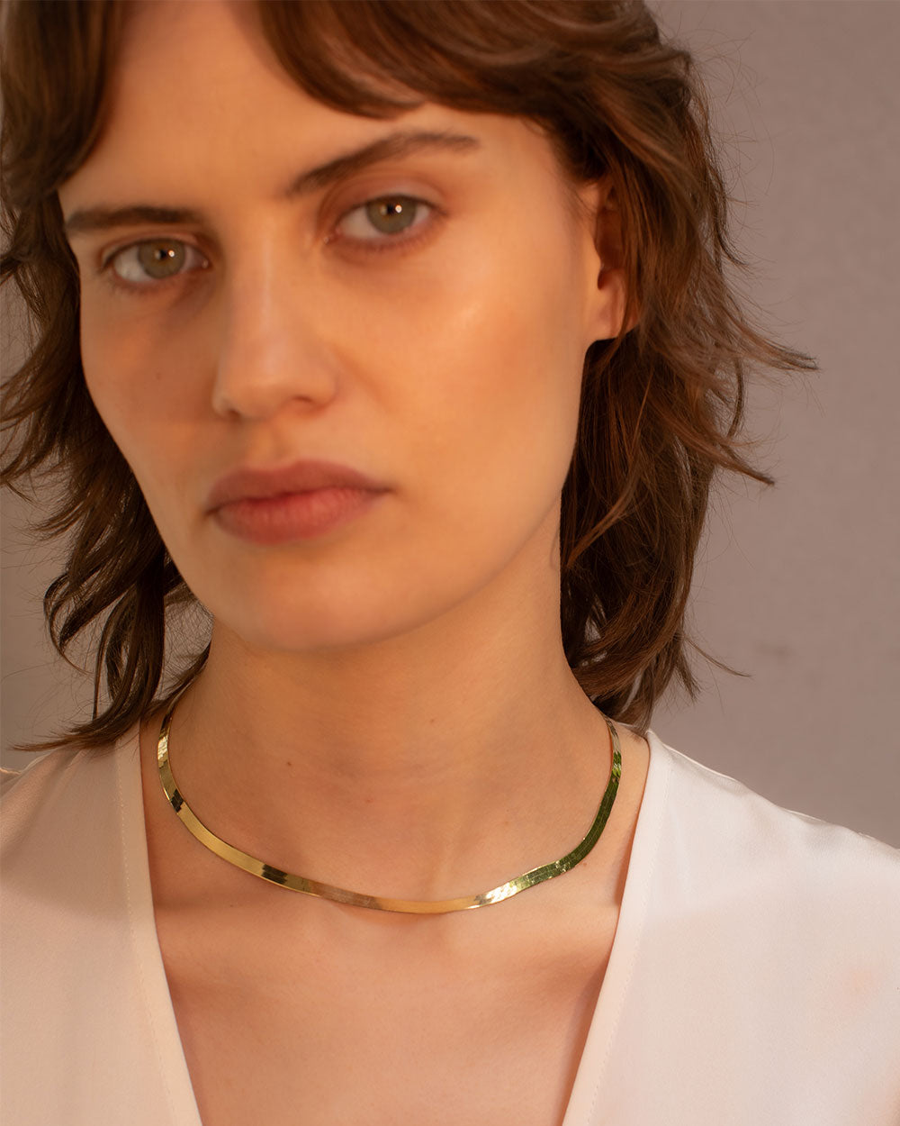 Solid Gold Snake Chain