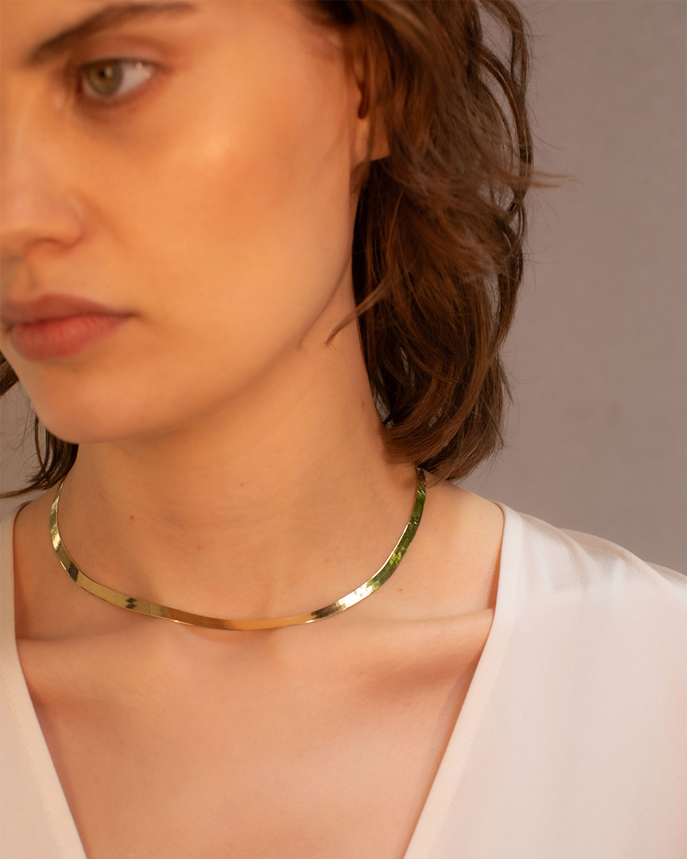 Solid Gold Snake Chain