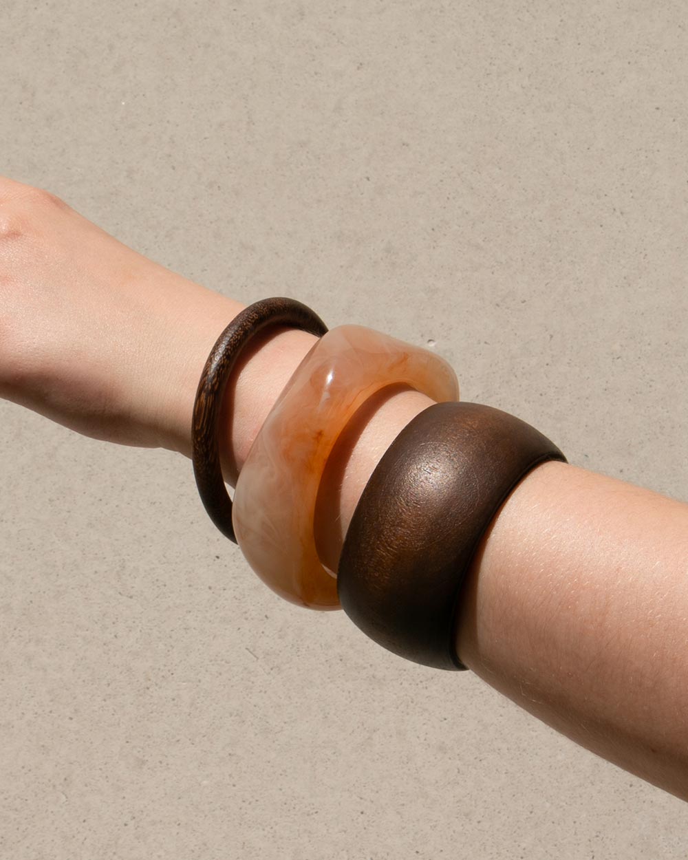 Clay Bangle Stack