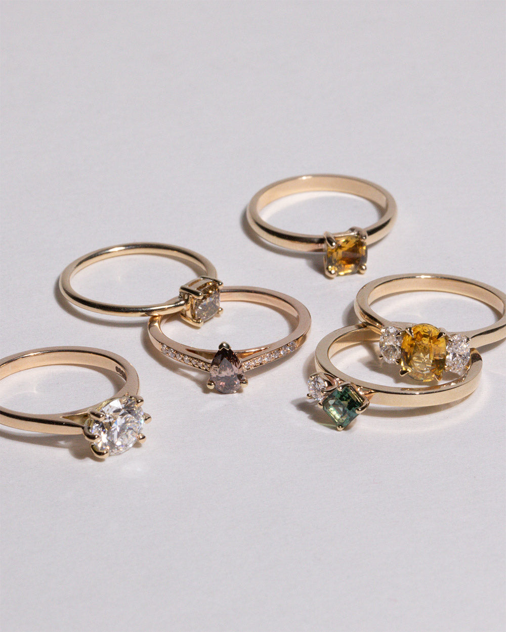 Jude 0.53ct Brown Diamond Ring