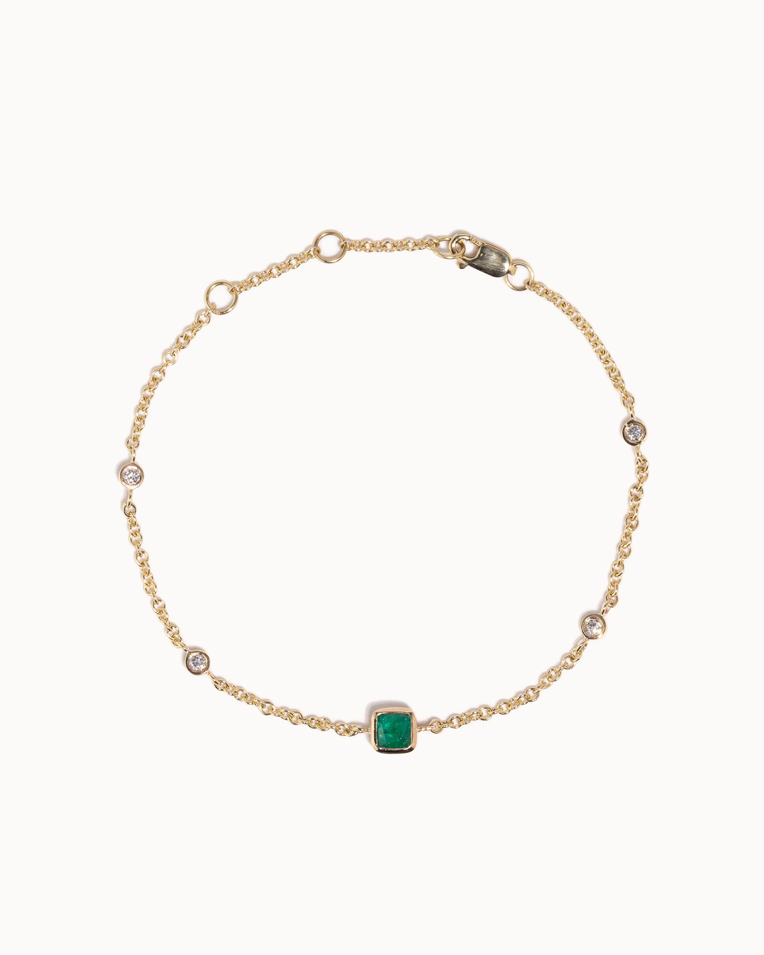 Toi et Moi Emerald Bracelet