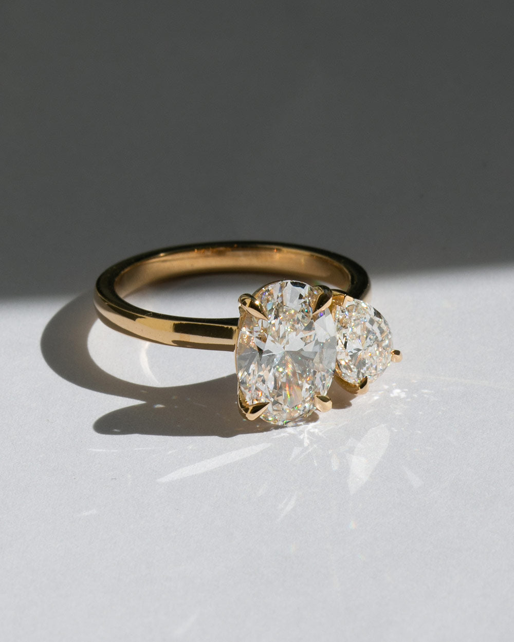 Lab Grown Diamond Toi et Moi Ring