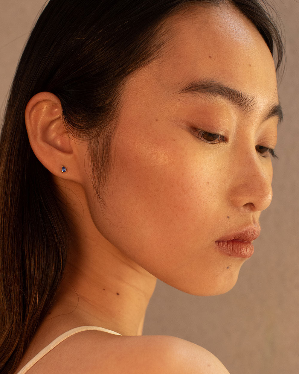 Toi Et Moi Sapphire Stud Earring
