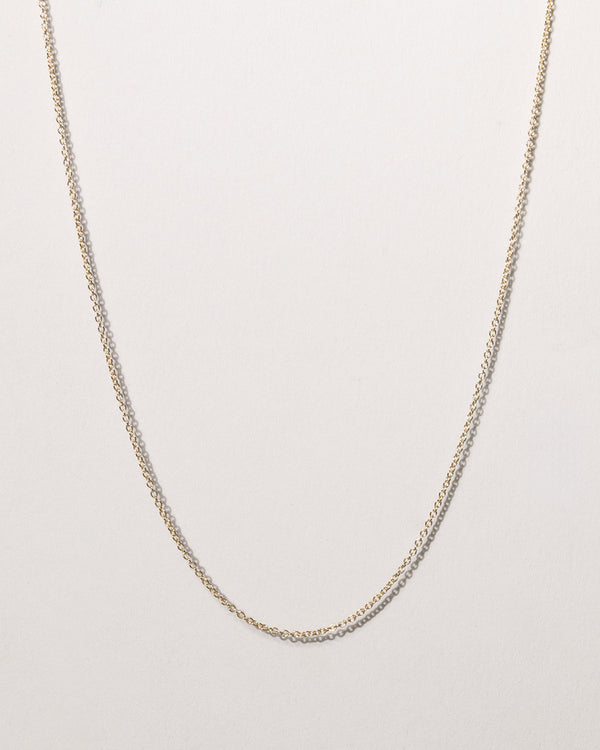 Solid Gold Trace Chain Necklace