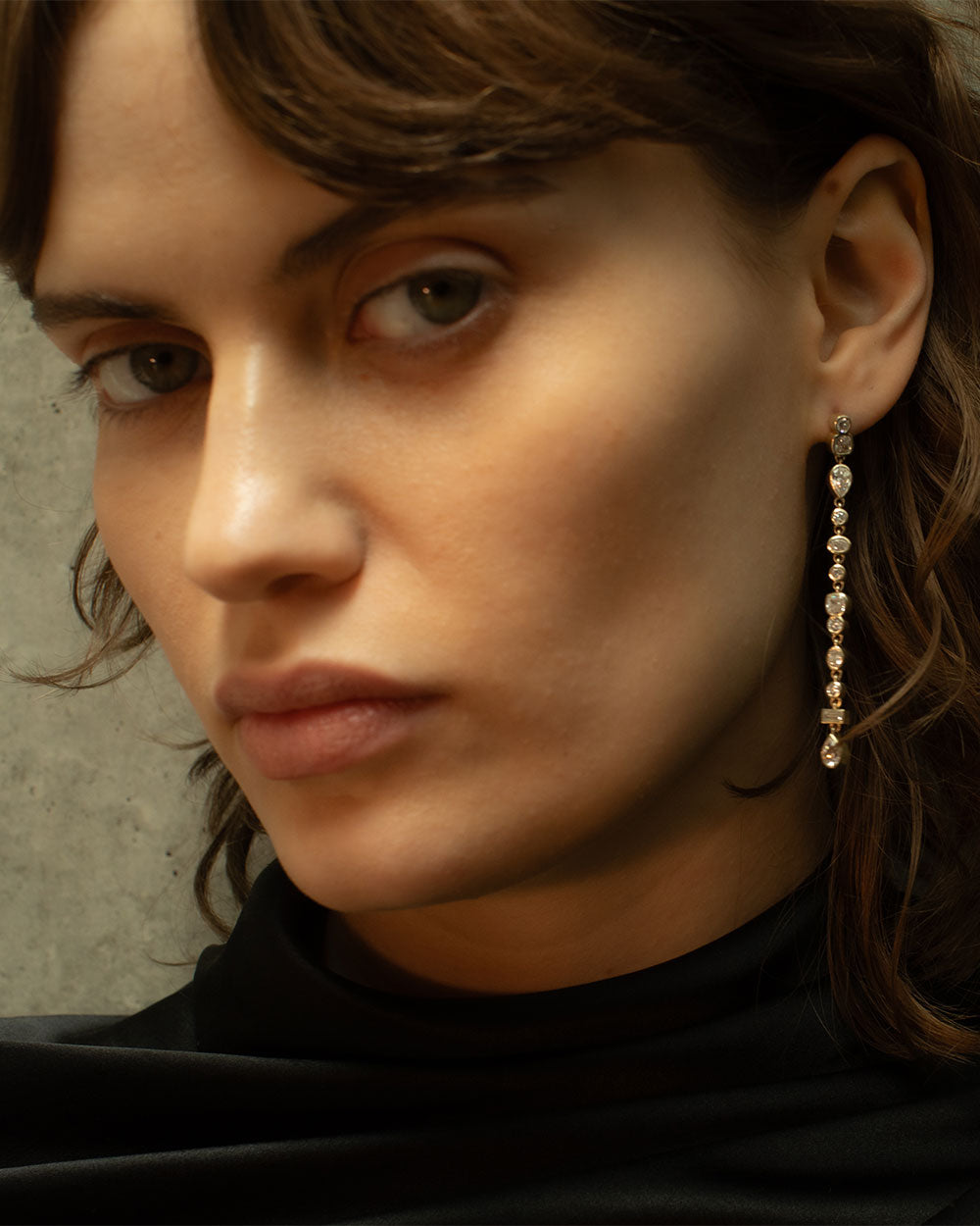 Vega Diamond Drop Earrings